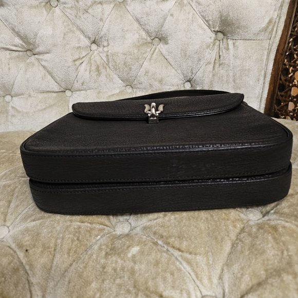 Authentic Shark leather double baguette bag - Picture 7 of 10